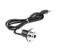Parliky Guitar End Pin Jack Socket Female to Male Output Connector with Cable for Acoustic Guitar Easy Installation Accurate Sound Reproduction Suitable for Professionals and Hobbyists