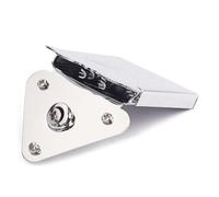 Parliky Guitar Mandolin Metal Tailpiece Qb12 Improve Sound Easy to Install Decorative Coverplate