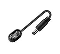 Parliky Guitar Pedal Power Supply Cable External Battery Charger with USB Port Stable Positive Inner Negative Design for Guitar Effects Pedals and Musical Instruments