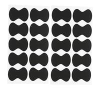Parliky Guitar Pick Grips Black 20pcs Eva Anti-slip Self-adhesive for Guitar Accessories