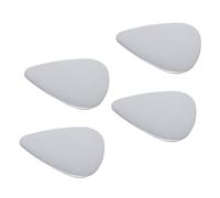 Parliky Guitar Picks Sturdy and Not Easy to Deform for Stainless Steel 4pcs Silver Mirror Finish Thin Metal Plectrums Electric and Acoustic Guitar