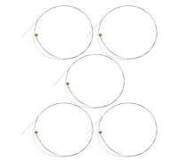 Parliky Guitar Replacement Steel 5pcs Electric for Acoustic B-2nd Strings Playing and Folk with Extended Durability and Smooth Experience Suitable for Daily Practice and Live
