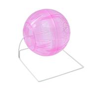 Parliky Hamster Running Ball Four-in-one Multifunctional Exercise Ball Stand Pink Suitable for Small Pets