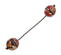 Parliky Hand Painted Rhythm Sand Hammer Shaker Ball Lightweight Single Hand Shaker Percussion Instrument for Music Lovers Group Performance Portable Creative Gift