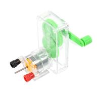 Parliky Handheld Crank Generator Educational DIY Physics Experiment for School Science Learning Kit Construction Stem Science Circuit