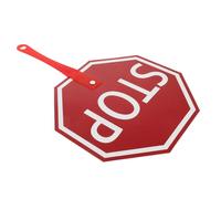 Parliky Handheld Stop Sign Paddle for Classroom Interaction Lightweight Teacher Supply for Student Engagement Portable Stop Signal Board to Enhance Participation and Motivation in Teaching