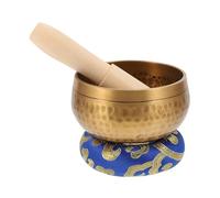 Parliky Handmade Buddha Singing Bowl Tibetan Meditation Music Bowl Manual Tapping Relaxation Pure Copper Material for Spiritual Practices Random Color