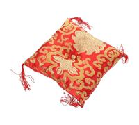 Parliky Handmade Buddhist Singing Bowl Pad 16cm Meditation Mat Embroidered Patterns, Sound Bowl Cushion for Temple Rituals and Yoga Practice Random Color