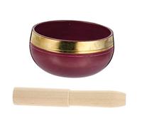 Parliky Handmade Copper Singing Bowl with Wooden Stick, 8cm Meditation Bowl for Yoga, Healing Tool, Music Instrument, Home Decoration