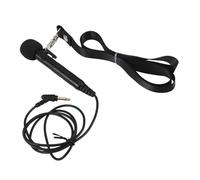 Parliky Handmikrofon Wire Handheld Microphone Stage Handheld Microphone Presentation Classroom for Teachers Wire Prop Black