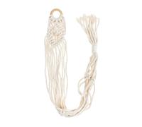 Parliky Handwoven Macrame Guitar Hanger Wall Decoration with Cotton Linen Material for Ukulele Storage and Display, Simple Elegant Design Suitable for Home Wall Use
