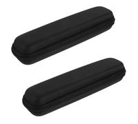 Parliky Harmonica Storage Box with Zipper 2Pcs EVA Shockproof Carrying Bag for Travel and Outdoor Use