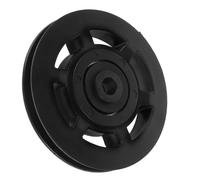 Parliky Heavy Duty Nylon Pulley Wheel Fitness Equipment Accessory Bearing Gym Pulley Replacement Part for Traction Rope Stable Easy to Install