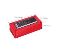 Parliky Heavy Duty Power Distribution Block with Protective Cover for Automotive Use Secure Terminal Block for Rv Truck Boat Solar Systems High Efficiency Bus Bar for Dc Power Management