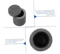 Parliky High Purity Graphite Smelting Crucible Small Melting Tool for Household Refining High Temperature Resistant Versatile Casting Melting Pot