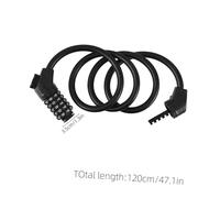 Parliky High-Security Combination Bike Lock Cable Portable Anti-Theft Steel Cable for Mountain Bikes Road Scooters Lightweight Bicycle Security Lock with Resettable Password