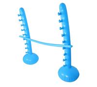 Parliky Inflatable Limbo Game for Blue PVC Outdoor Indoor Party Decoration Interactive Jumping Stick Coordination and Physical Exercise
