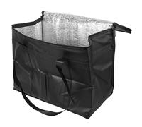 Parliky Insulated Cooler Bag with Aluminum Lining, Non-Woven Fabric Long Handle Grocery Tote for Fresh-Keeping, Reusable Picnic and Shopping Insulated Lunch Bag