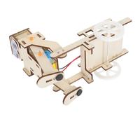 Parliky Intellectual Robot Building Kit DIY Science Experiment for Trolley Robot Model for Stem Learning Promotes Creativity and Interaction