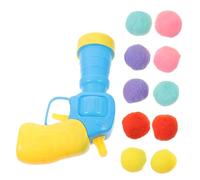 Parliky Interactive Cat Plush Ball Toy Launcher Silent Elastic Fetch Balls for Indoor Pets Training and Chasing Game Set 1 Launcher and for Kittens and Cats