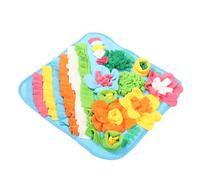 Parliky Interactive Dog Sniffing Mat for Slow Feeding and Olfactory Training Washable Pet Puzzle Nosework Pad for Puppies and Cats Multifunctional Feeding Blanket Enhances Sense of Smell