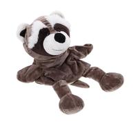 Parliky Interactive Plush Raccoon Hand Puppet Cartoon Animal for Storytelling Early Education Language Development Party Supplies Realistic Role Play
