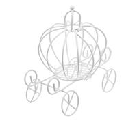 Parliky Iron Carriage Shape Candy Box Pumpkin Cart Candy Container Wedding Favor Holder for Party Decoration
