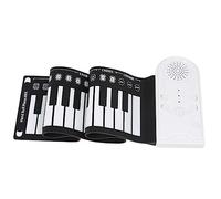 Parliky Keys Portable Roll-up Electronic Piano Foldable Silicone Keyboard for Beginners and Lightweight Design for Easy Carrying for Music Practice and Development