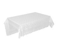 Parliky Lace Piano Cover White Dust Protector for Electric and Upright Pianos 140cm X 140cm Modern Simple Stylish Keyboard Dust Cover for Home Music Preservation