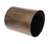 Parliky Large Capacity Trash Can for Desk Imitation Wood Grain Garbage Bin Household Multi-use Convenient Trash Storage Bin for Home Kitchen Bathroom