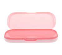 Parliky Large Double Layer Plastic Pencil Box for School Supplies | Pink Finish, Portable Organiser for Highlighters and Water Color Pencils, Helps Keep Items Neat