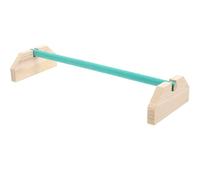 Parliky Large Parrot Perch Stand Wooden Hen and Rooster Balance Frame Pet Bird Roosting Bar Indoor Chicken Plaything for Medium to Large Birds Random Style