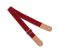 Parliky Leather Ends and Cotton Body Ukulele Strap Comfortable Shoulder Straps for Boys and Girls Metal Buckle Adjustment for Young Players