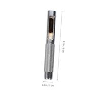 Parliky Leather Lacing Tool with Prong Punches for Precise Diamond-shaped Cutters for Belts Wallets Bags Leathercraft Accessories Sturdy Practical Stitching Hole Punch Kit