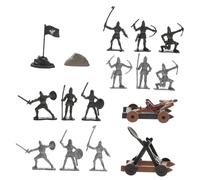 Parliky Lifelike Military Soldier Model for Medieval Army Figure Compact and Lightweight Soldier Plaything Boys Military Collectible Decor
