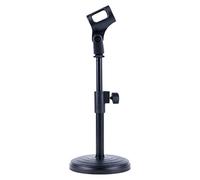 Parliky Lift Microphone Stand Metal Base Adjustable Desktop Microphone Stand for Live Broadcast for Meeting and Speech Scenarios
