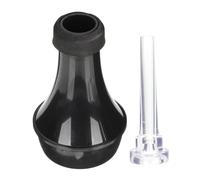 Parliky Lightweight Abs Trumpet Cup Mute Compact Tone Lowering Silencer for Beginners and Trumpet Lovers Black Musical Instrument Accessory