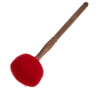 Parliky Lightweight Tibetan Singing Bowl Mallet with Red Wool Felt Head Sound Bowl Stick for Meditation and Chanting Portable Nepalese Wooden Striker for Crisp Wear-resistant Tones