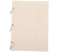 Parliky Loose Leaf Sketch Book Refill Linen Hardcover Thick Paper for Drawing Painting and Sketching Artists Loose Leaf Paper Design for Page Order and Reusable Cover