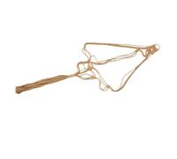 Parliky Macrame Guitar Wall Hanger Handmade Brown Boho Nordic Minimalist Guitar Decor for Acoustic Electric Ukulele Banjo Storage