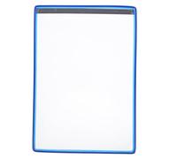 Parliky Magnetic Clear Plastic Dry Erase Document Pocket Wall File Holder for Whiteboard Refrigerator Reusable Blue Document Protector Organizer for Office Classroom Home