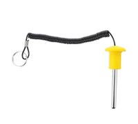 Parliky Magnetic Weight Stack Pin Ensuring Stability Carbon Steel and Plastic Material with Pull Rope for Gym Equipment for Fitness Training and Weightlifting