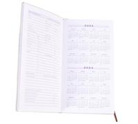 Parliky Management Planner Notepad for Office and Students Portable Schedule Organizer with Smooth Writing Surface Practical Daily Diary for Task Planning and Goal Setting Red Cover