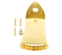 Parliky Mandolin Triangle Bridge Set with Screw Pull String Plate Install Mandolin Accessories Replacement Kit for Crisp Sound and Rich Overtones Includes Complete Installation Hardware