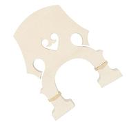 Parliky Maple Wood Violin Bridge Replacement Violin Bass Bridge Brass Screws Easy Install Comfortable Play