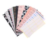 Parliky Marbling Loose-Leaf Budget Envelope with Cash Envelopes and Budget Tracking Sheets PVC Money Saving Folders with Pockets Expense Sheets Stickers for Personal Finance Management