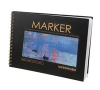 Parliky Marker Pad Drawing Sketch Book with Thick Paper for Painting and Graffiti Portable Art for Beginners and Artists Festival with Colored Cover Design