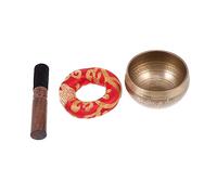 Parliky Meditation Singing Bowl Set Hand Hammered Sound Bowl Mallet Chakra Healing Yoga for Meditation Random Color