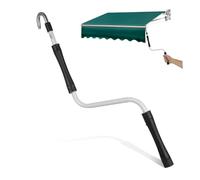 Parliky Metal and Rubber Awning Crank Handle Canopy Control Accessory for Retractable Pergola Roof System Manual Gear for Roller Shutter Operation Suitable for Outdoor Shade and Rain