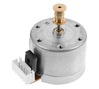 Parliky Metal Gramophone Motor Replacement for Phonograph and Vinyl Record Players Silver Dc Motor Hardware Accessory Speed Record Compatible with Vintage Turntables